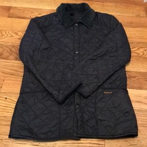 Navy Blue Barbour jacket